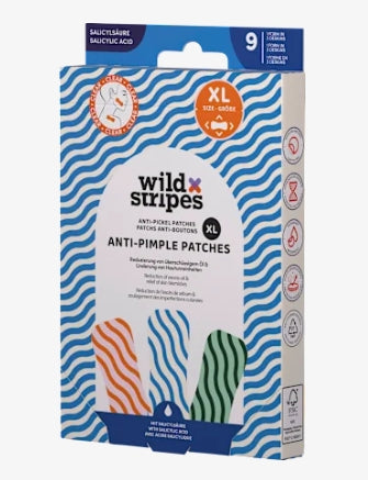 Wild Stripes Antipimple Patch XL Clear (x9 units) - Healtsy