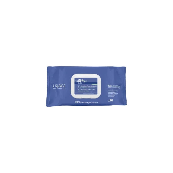 Uriage Baby 1st Cleansing Wipes (5 x 70 units) - Healtsy