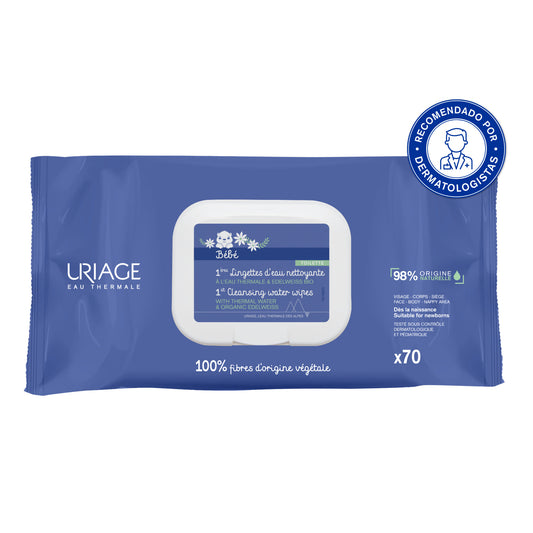 Uriage Baby 1st Cleansing Wipes x70 - Healtsy