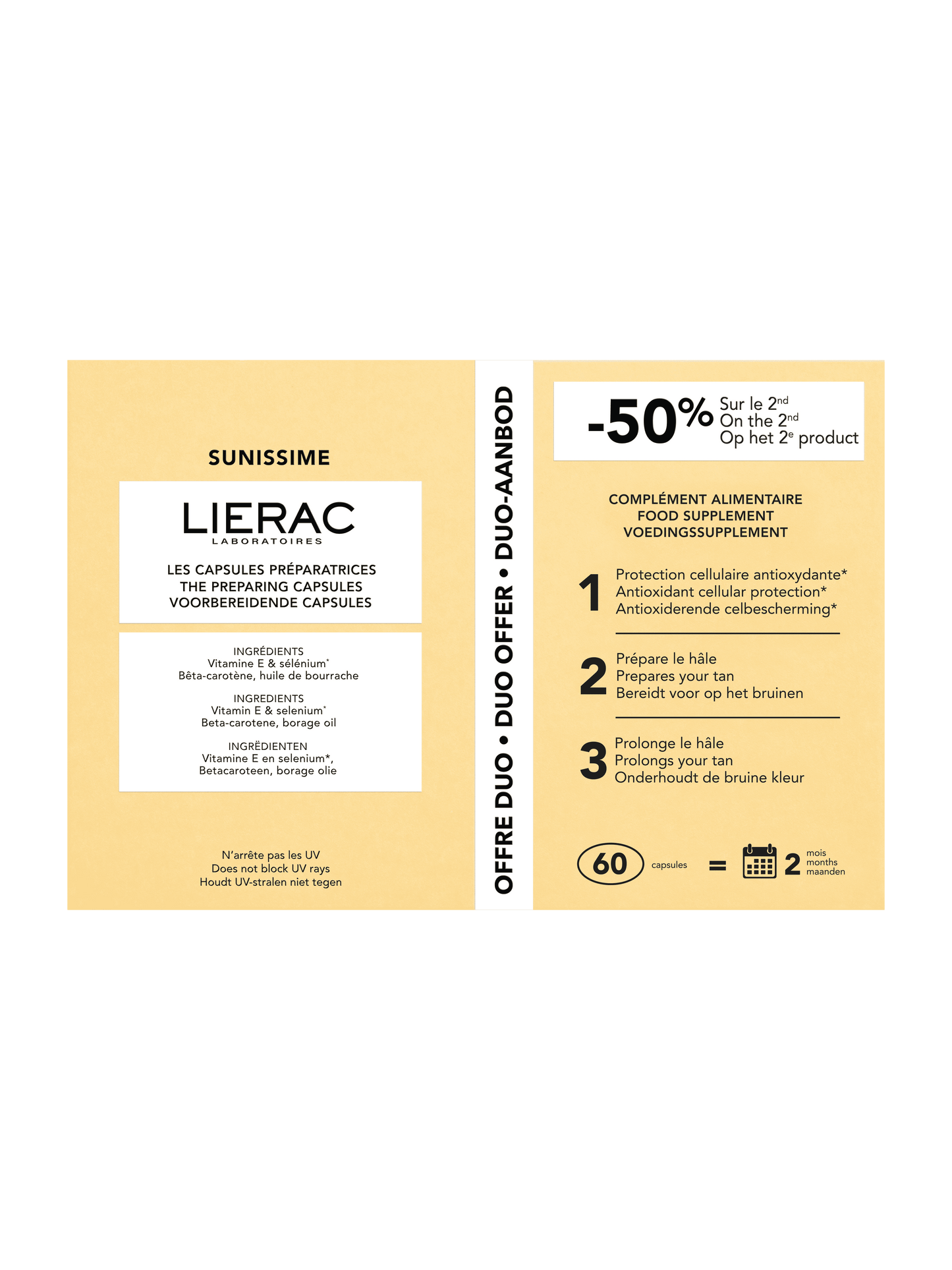 Lierac Sunissime Bronze (x30 capsules) Double Pack - Healtsy