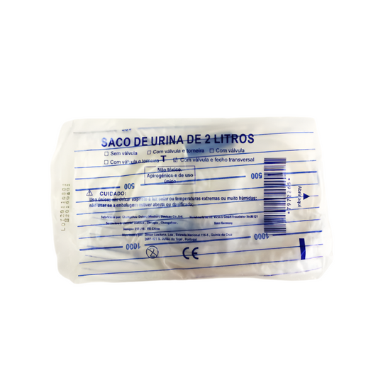 Urine Collector Urine Bag 2 L w/Close Valve - Healtsy