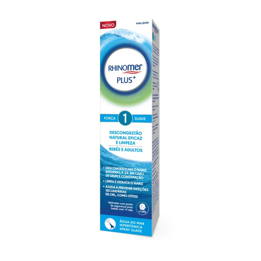 Rhinomer Plus+ Nasal Spray Strength 1  - 125ml - Healtsy