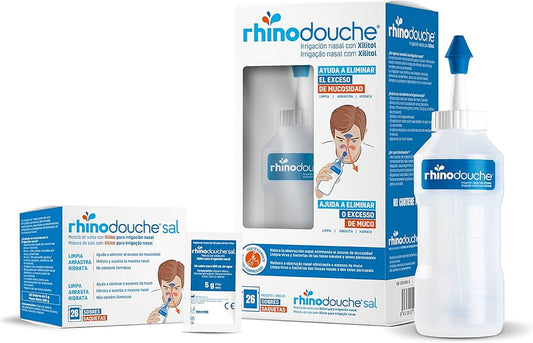 Rhinodouche Nasal Bottle + Salt XL Irrigation salts with xylitol 5 g (x26 sachets)