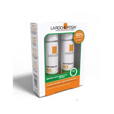 La Roche Posay Anthelios Anti-Shine Mist SPF50 - 75ml (Double Pack) - Healtsy