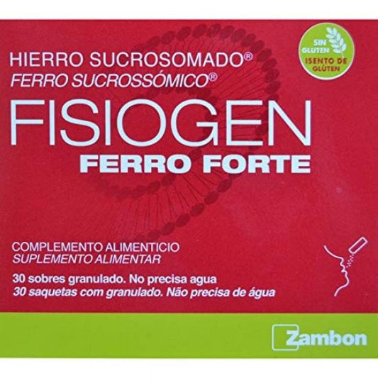 Fisiogen Ferro Forte Saq Verde X 30