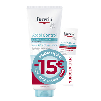 Eucerin AtopiControl Hydro-Lotion - 400ml + Acute Phase Cream - 40ml - Healtsy