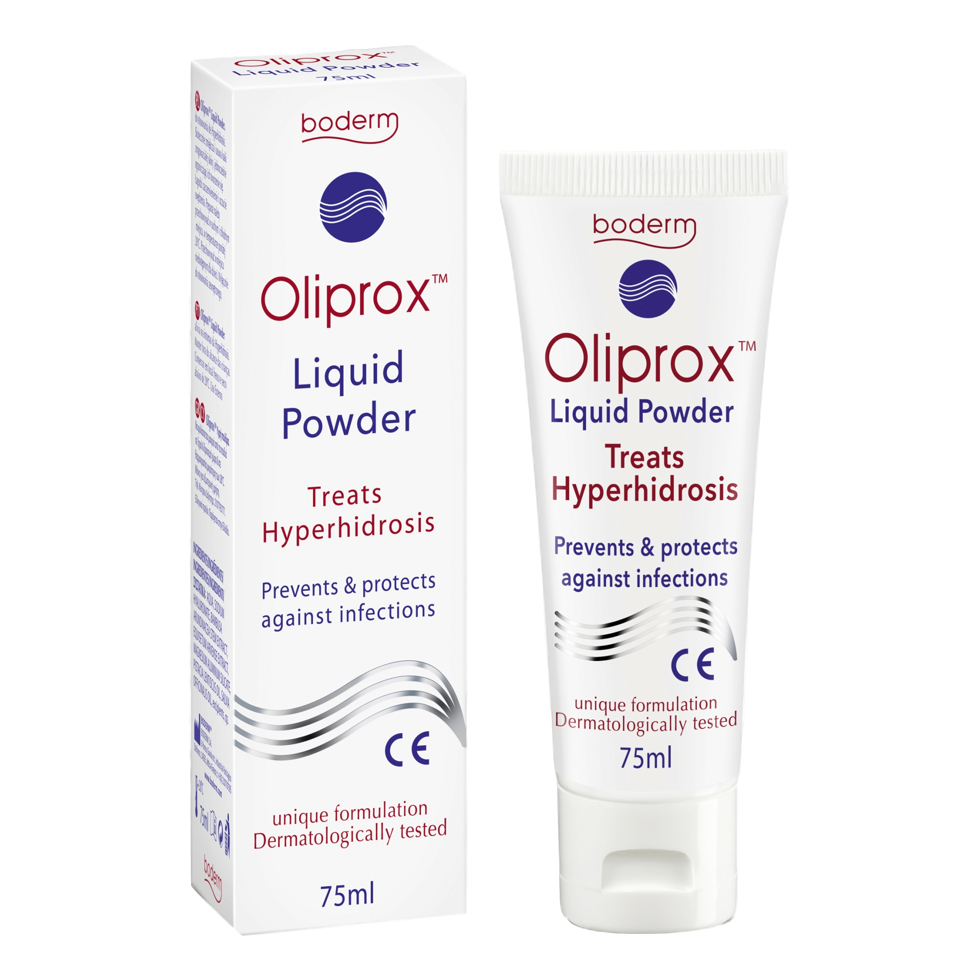 Boderm Oliprox Liquid Powder - 75ml - Healtsy