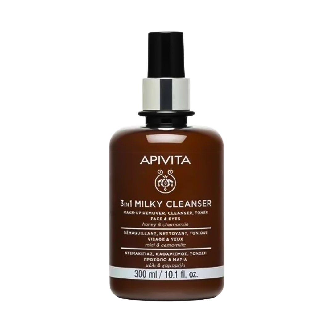 Apivita Face and Eye Cleansing Milk - 300ml - Healtsy