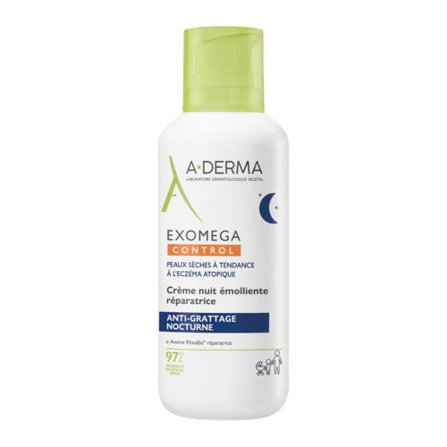 A-Derma Exomega Control Emollient Night Cream - 400ml - Healtsy