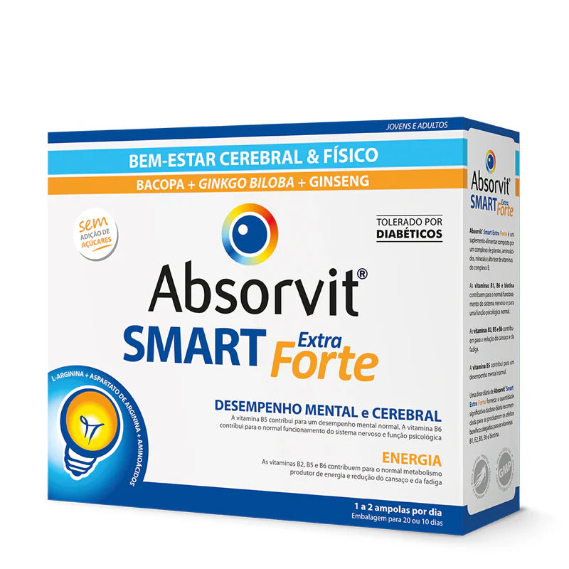 Absorvit Smart  Extra Strong - 10ml (x30 ampolas) - Healtsy