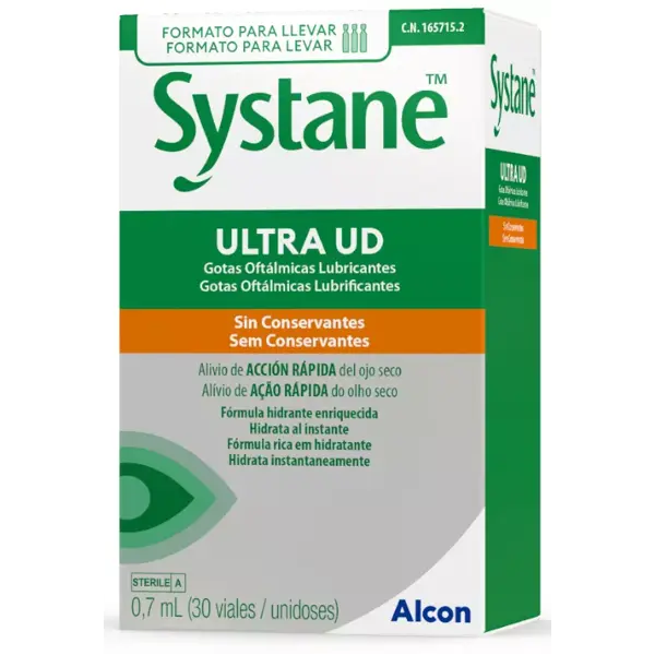 Systane Ultra Unidoses Ophthalmic Drops Lubricants - 0.7ml (x30 units) - Healtsy