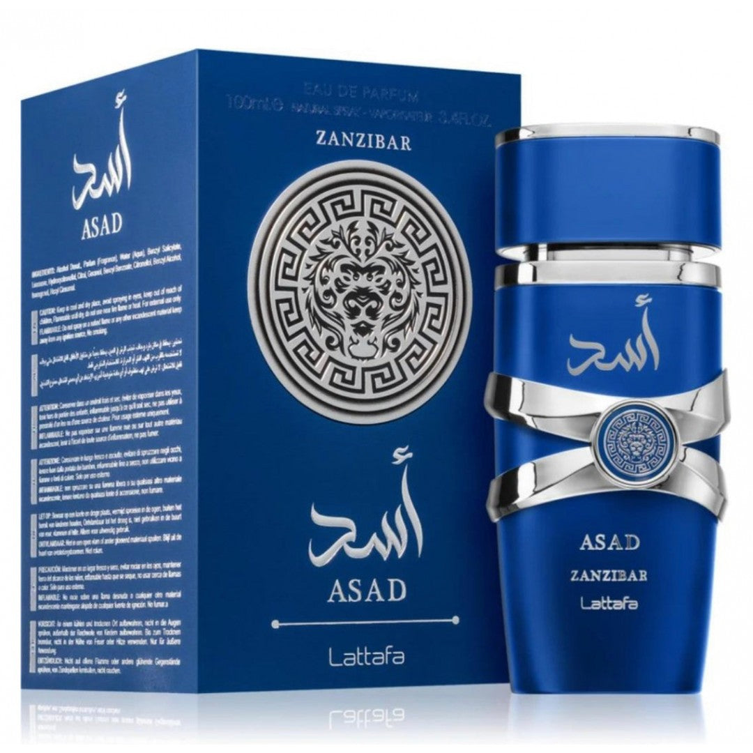 Lattafa Asad Zanzibar Eau Parfum Men 100mL - Healtsy