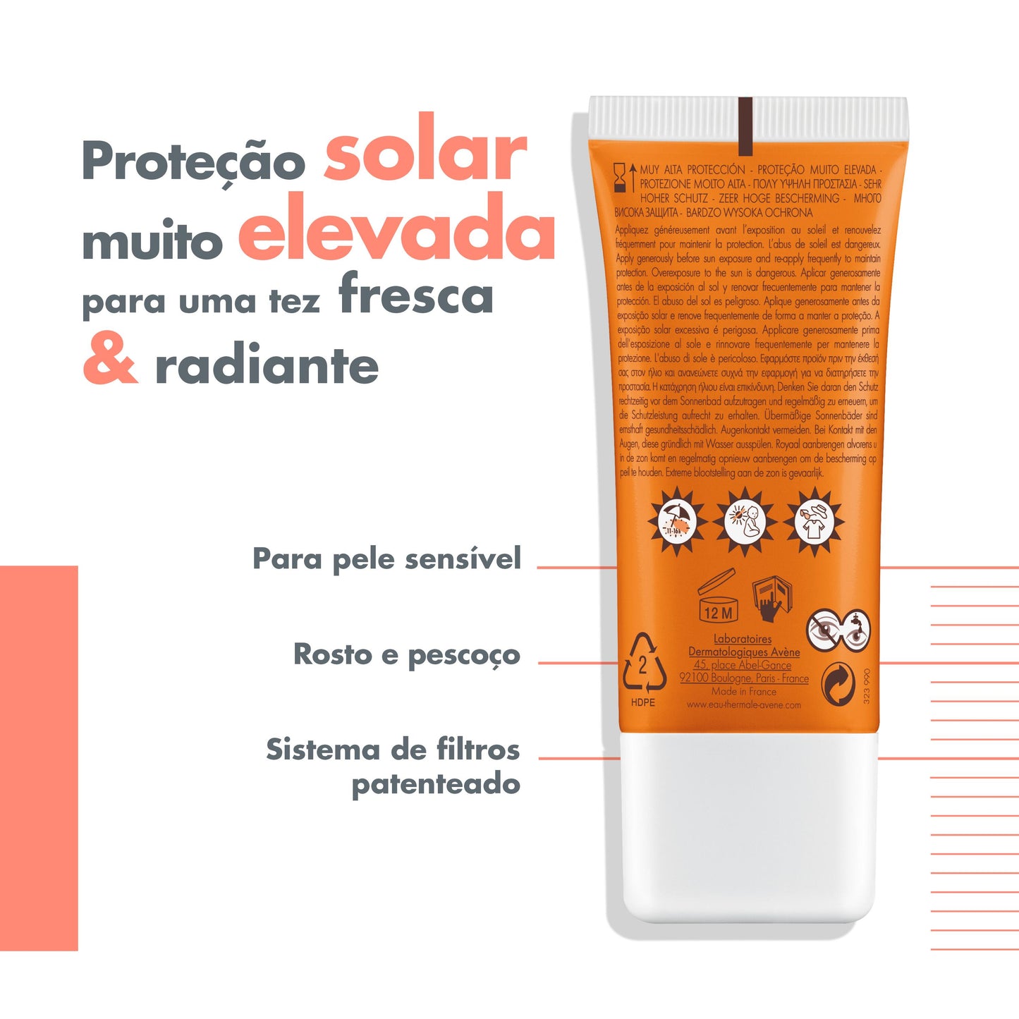 Avene Solar B Protect SPF50+ - 30ml - Healtsy