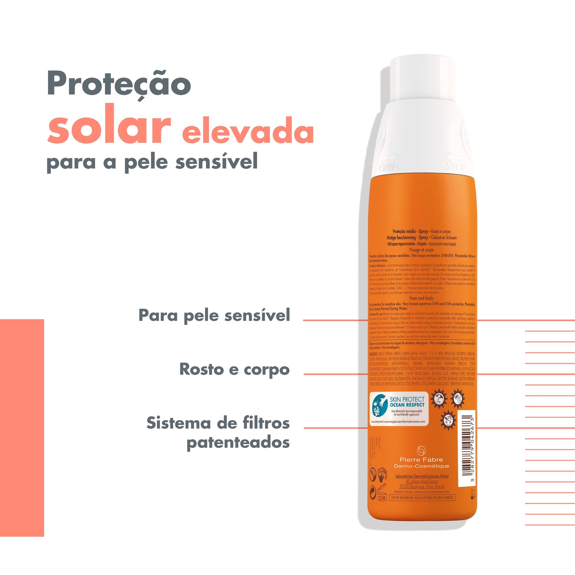 Avene Solar Spray SPF20 - 200ml - Healtsy