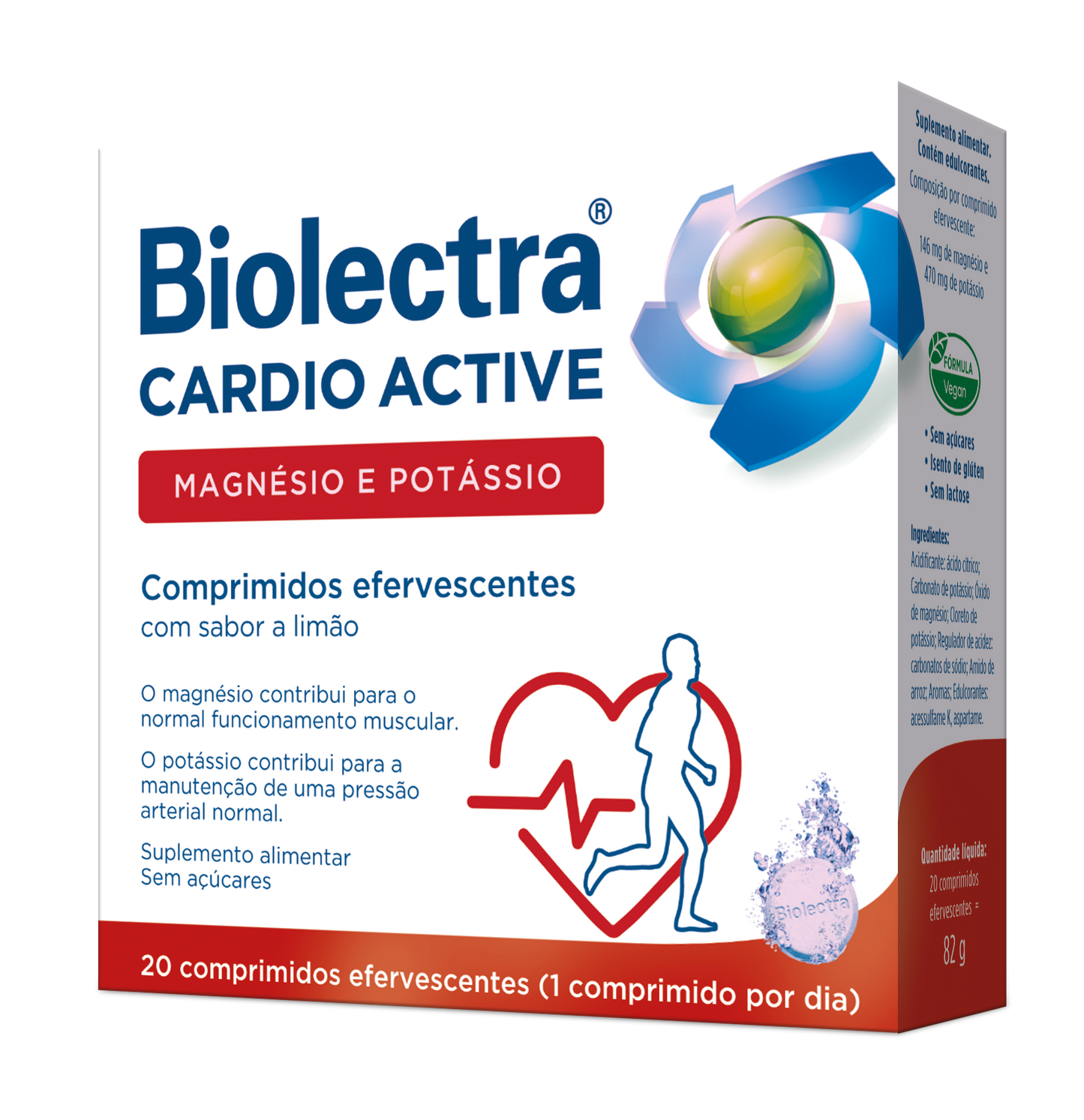 Biolectra Cardio Active (x20 effervescent tablets - Healtsy