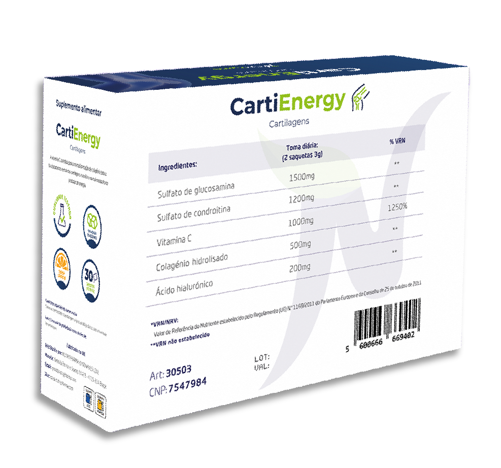 CartiEnergy Orange oral powder - 3g (x30 sachets) - Healtsy