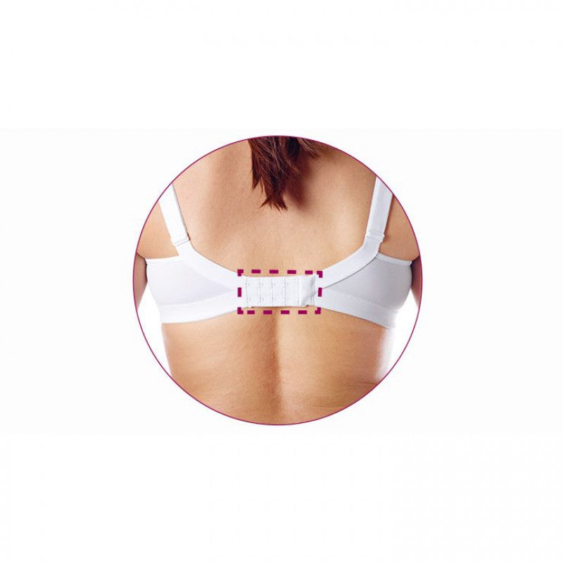 Chicco White Microfiber Nursing Bra Size 40 Cup B (ref. Ch.21161000410) - Healtsy
