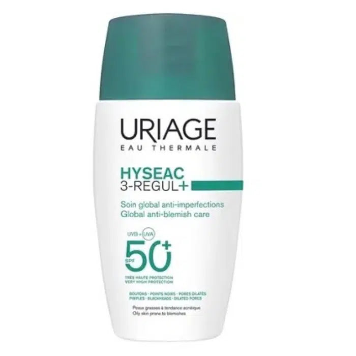 Uriage Hyseac 3-Regular+ Fluid SPF50+ - 50ml - Healtsy