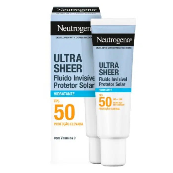 Neutrogena Ultra Sheer Invisible Fluid SPF50 - 50ml - Healtsy
