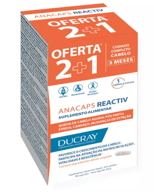 Ducray Anacaps Reactiv (x90 Kapseln)