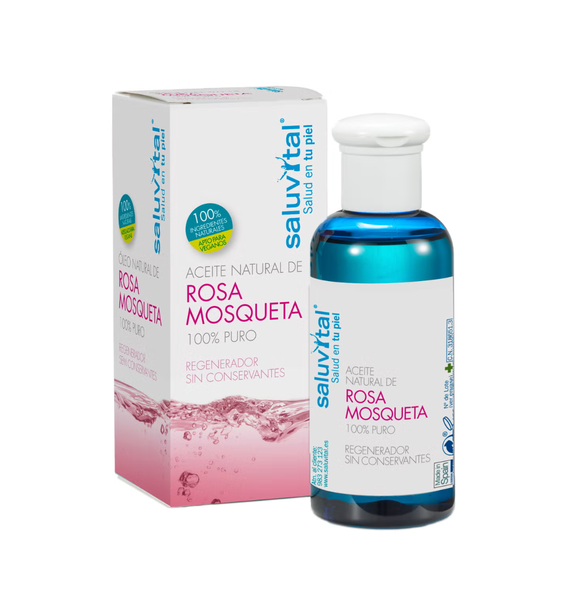 Saluvital Rosehip Oil - 100ml - Healtsy