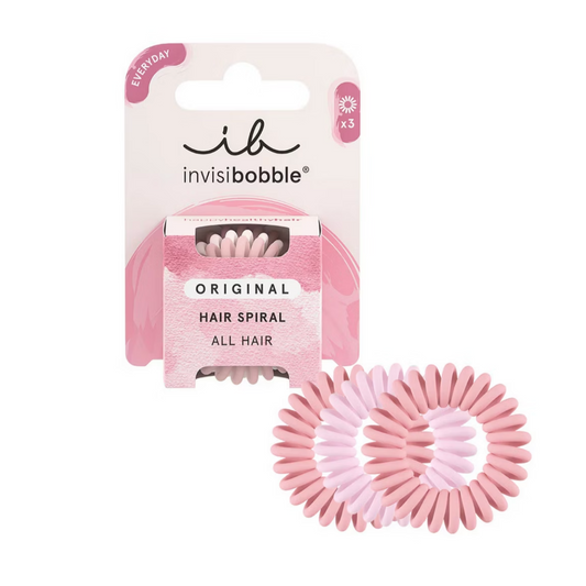 Invisibobble Original Pink Hair Elastic (X3 units) - Healtsy