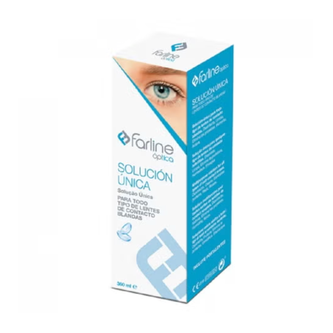 Farline Optics Single Solution Contact Lenses - 360ml - Healtsy