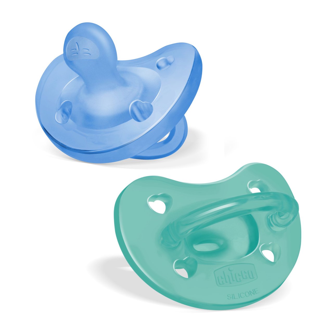 Chicco Physio Soft Pacifier_ Blue_ 6-16M (Double Pack) - Healtsy