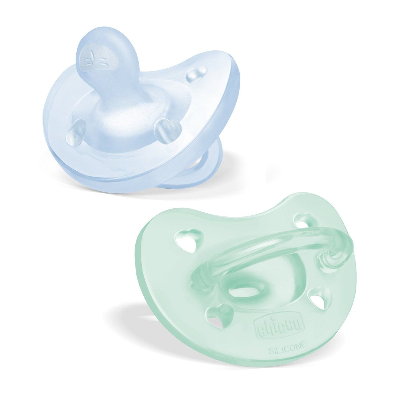 Chicco Physio Soft Pacifier_ Blue_ 2-6M (Double Pack) - Healtsy