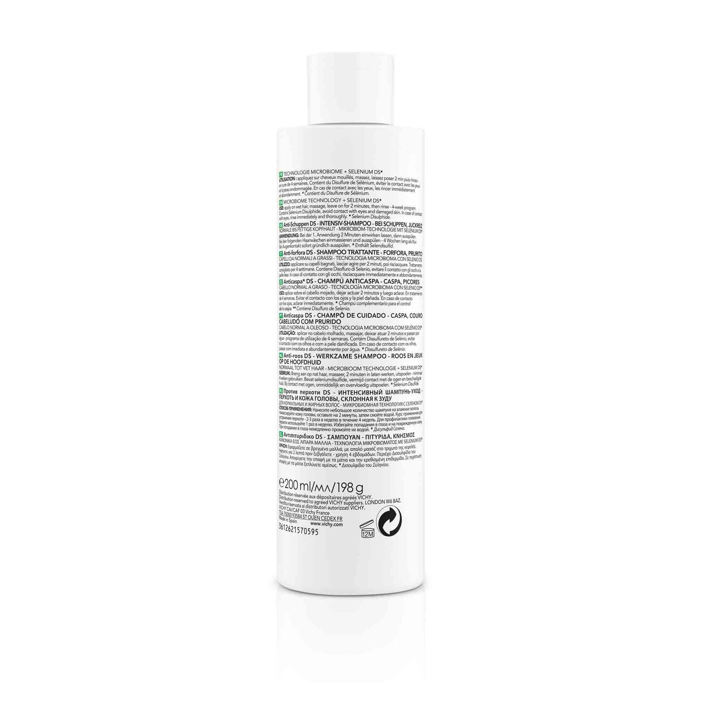 Dercos DS Anti-Dandruff Shampoo Normal to Oily Hair - 200ml