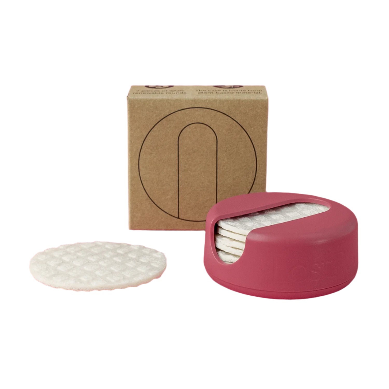 Lastround L Reusable Makeup Remover Disk_ Red Box (x7 units) - Healtsy