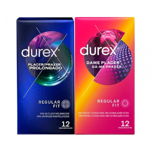 Durex Prolonged Pleasure + Dame Pleasure (12+12 condoms) - Healtsy