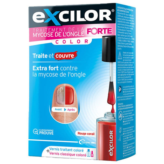 Excilor Forte Color Red Fungus Varnish - 30ml - Healtsy