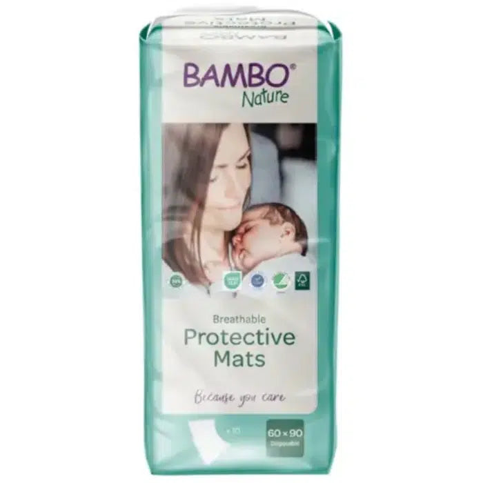 Bamboo Nature Disposable Protective Covers - 60 x 90cm (10 units) - Healtsy