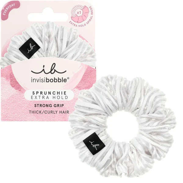 Invisibobble Sprunchie Extra Hold Pure White - Healtsy