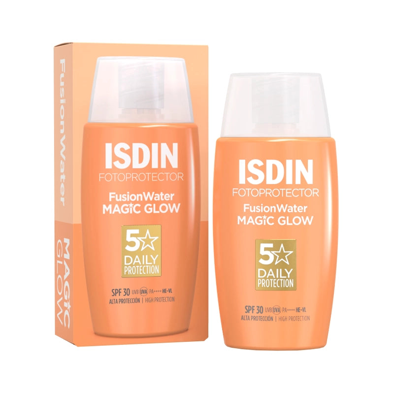 Isdin Fotoprotector Fusion Water Magic Glow Fluid SPF30 - 50ml - Healtsy