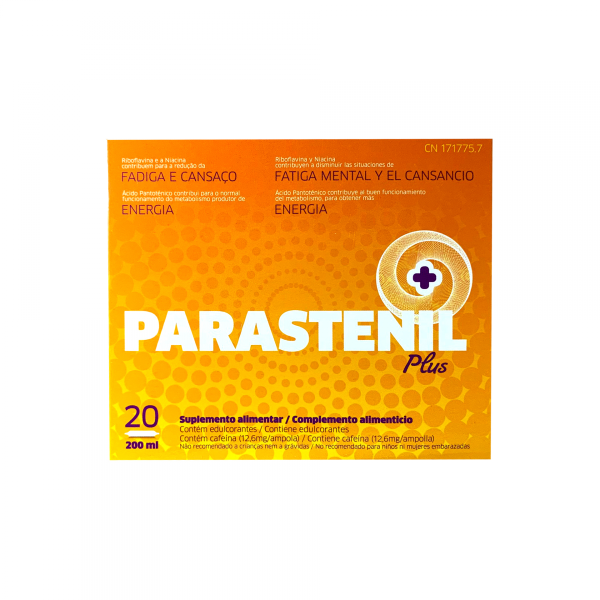 Parastenil Plus  - 10ml (x20 drinkable ampoules) - Healtsy