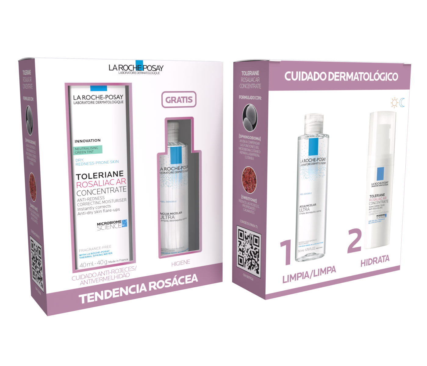 La Roche Posay Toleriane Rosaliac AR - 40ml + Micellar Water Offer - 50ml - Healtsy