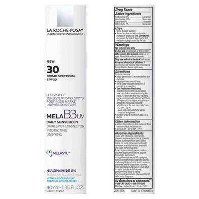 La Roche Posay Mela B3 SPF30 Cream - 40ml - Healtsy