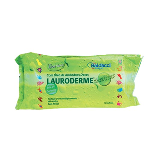Lauroderm Aloe Vera Wipes (x72 units) - Healtsy