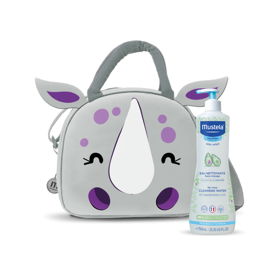 Mustela Baby Normale Haut Reinigungswasser – 750 ml (Rino Rucksack)