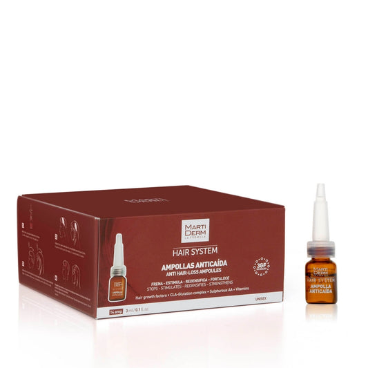 Martiderm  Hair System Anti Hair-Loss Ampoules - 14 units - Healtsy