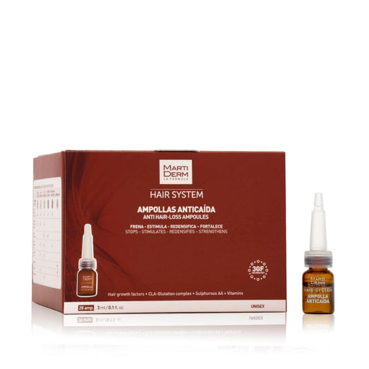 Martiderm  Hair System Anti Hair-Loss Ampoules - 28 units - Healtsy