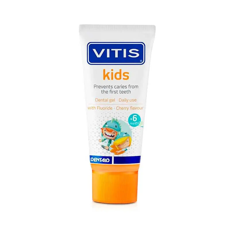Vitis Kids Cherry Toothpaste Gel - 50ml - Healtsy