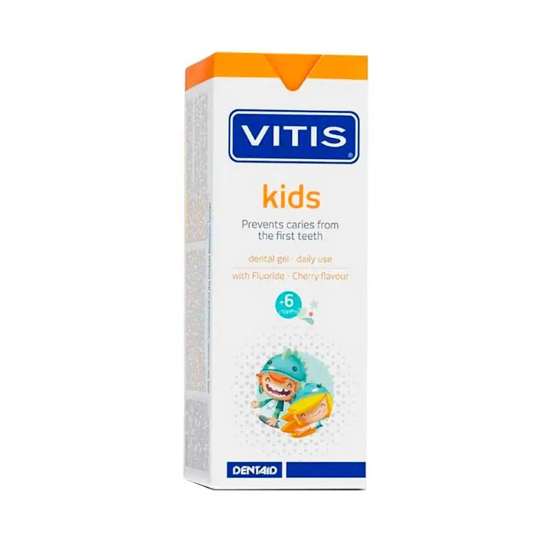 Vitis Kids Cherry Toothpaste Gel - 50ml - Healtsy