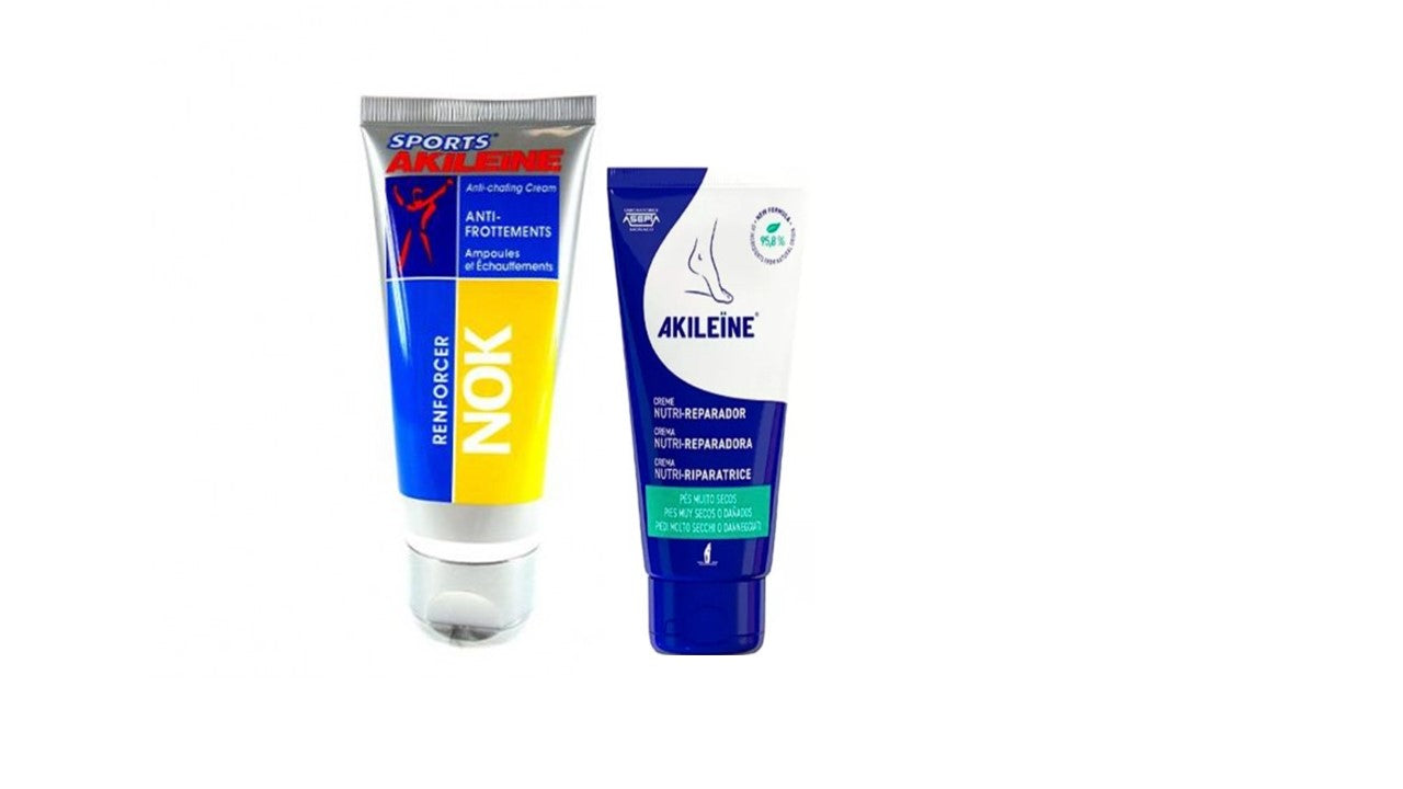 Akileine Sports Nok Cream - 75ml + Free Nutri Repair Cream - 30ml - Healtsy