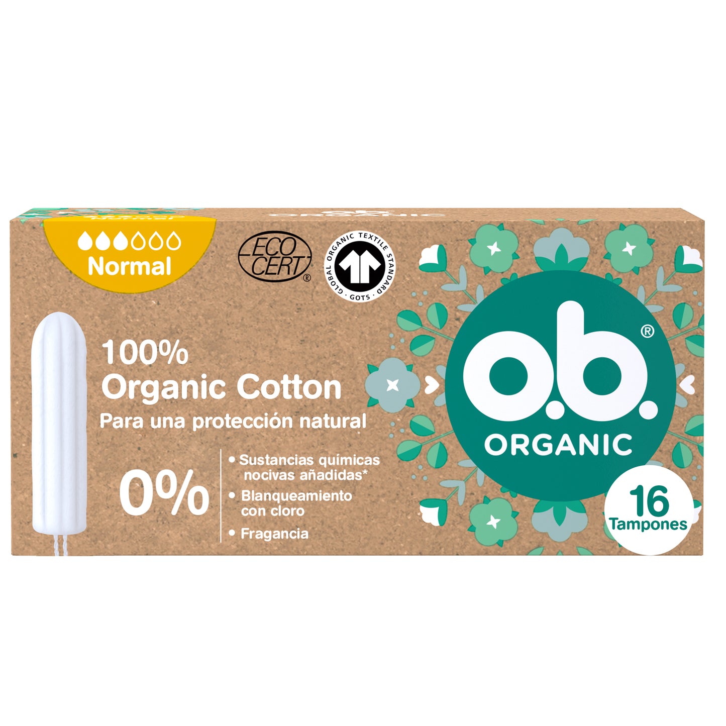 OB Organic Normal (x16 tampons) - Healtsy