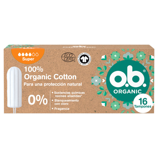 OB Organic Super (x16 tampons)