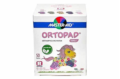 Ortopad Girls Júnior Ophthalmic Patch (x50 units) - Healtsy