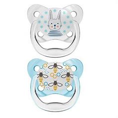 Dr Browns Prevent Butterfly Pacifier_ 0-6M_ Blue (x2 units) - Healtsy